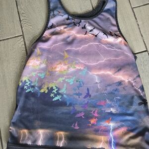 Multicolor Graphic Tank Top‎